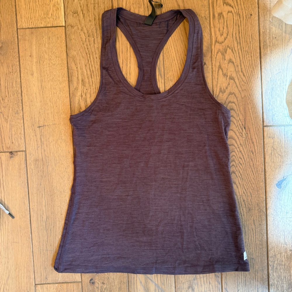 Vuori Women's Deep Purple & Dark Gray Tank Top